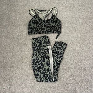 Animal Print Victoria Secret Workout Set